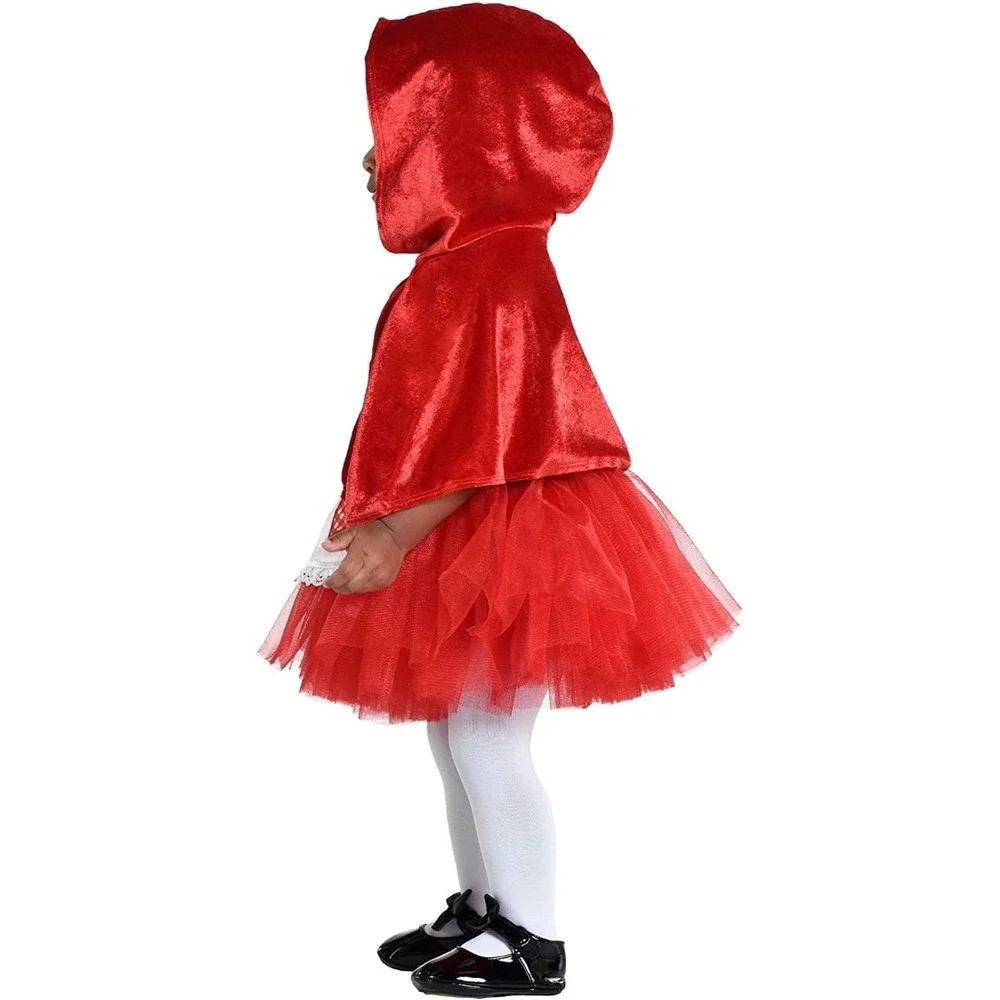 Infant Little Red Riding Hood 12-24 Month Halloween Costume Tutu Cape up to 30lb - Picture 3 of 5